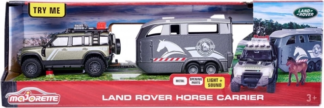 Majorette Grand Land Rover Σετ με τρέιλερ για άλογα