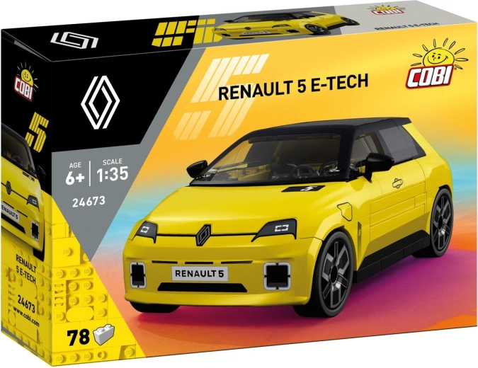 Σετ κατασκευής COBI Renault 5 E-Tech Electric σε κλίμακα 1:35
