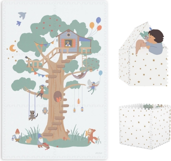 Χαλάκι παιχνιδιού και σπιτάκι Play&Go EEVAA Tiloo Treehouse