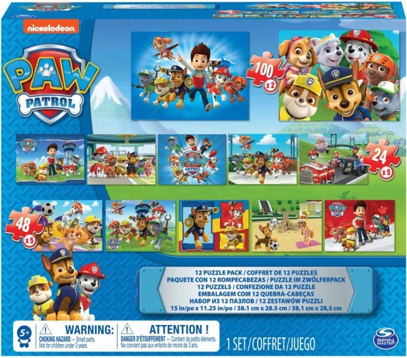 Paw Patrol μεγάλα παζλ - 12 τεμ.
