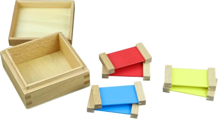 Χρωματιστές πινακίδες 1 – βασικό σετ Moyo Montessori