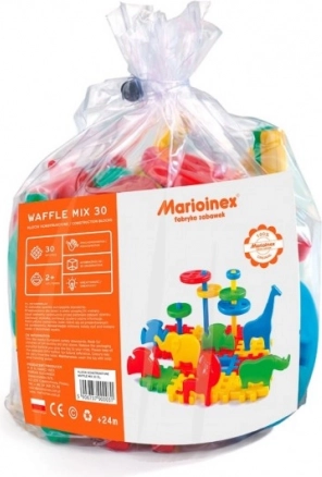 Κατασκευαστικό σετ MARIOINEX Wafle Mix 30 – σετ ZOO
