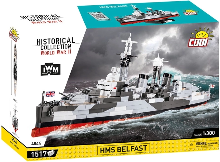 Cobi HMS Belfast (IWM) 1:300 κατασκευαστικό σετ πολεμικού πλοίου