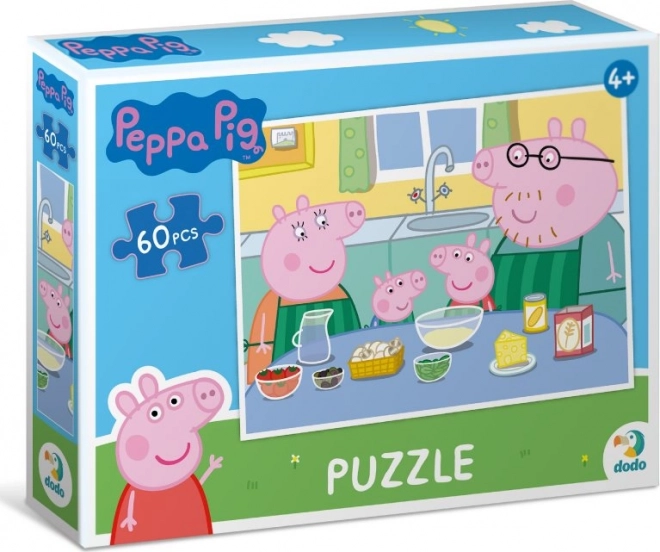 παζλ Peppa Pig – Μαγειρεύοντας μαζί, 60 κομμάτια