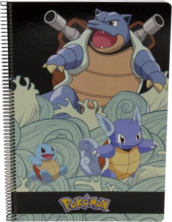 Μπλοκ A4 με σπιράλ Pokémon - Squirtle