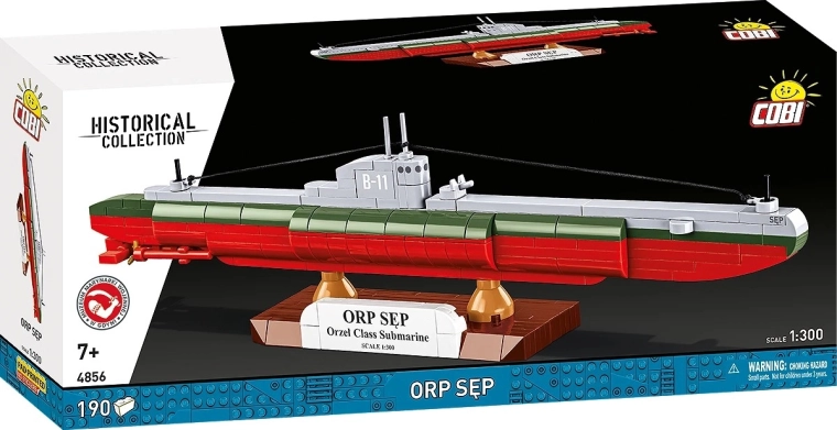Σετ κατασκευής υποβρυχίου ORP Sęp 1:300 (190 τεμάχια) – COBI Historical Collection