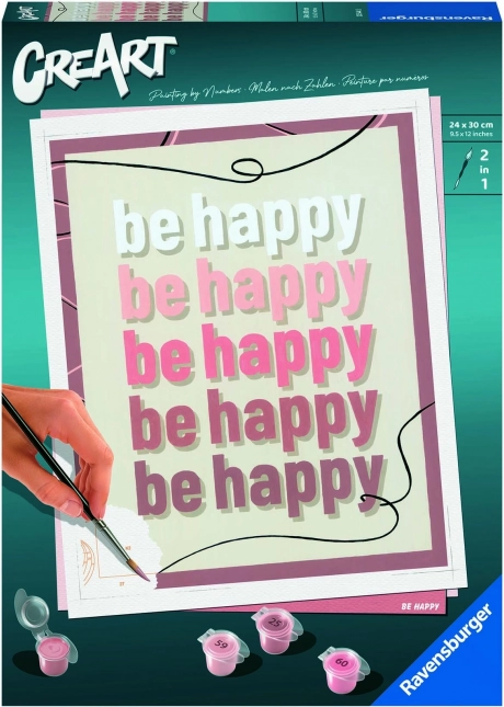 Σετ ζωγραφικής CreArt Be Happy για εφήβους