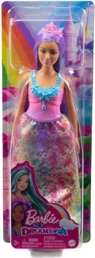Κούκλα Barbie Dreamtopia με μωβ μαλλιά