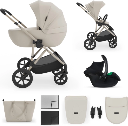 Συνδυαστικό καρότσι 3σε1 Kinderkraft PRIME 3 sand dune