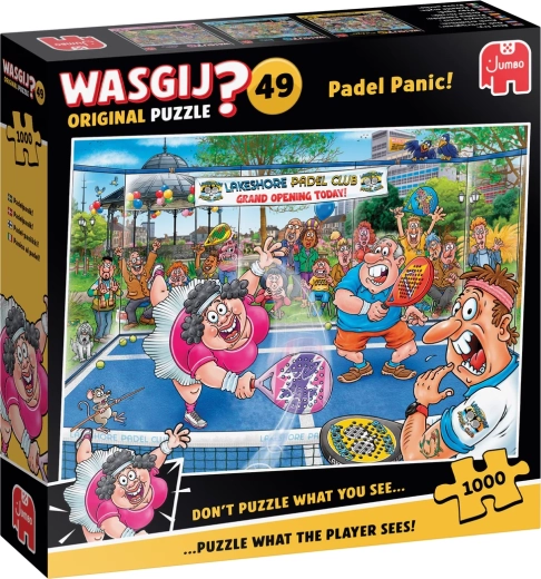 Jumbo Wasgij Original 49: Πανικός στο padel! παζλ 1000 κομματιών