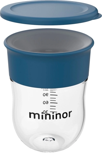 Mininor εκπαιδευτικό ποτηράκι 220 ml blue whale - 1 τεμάχιο