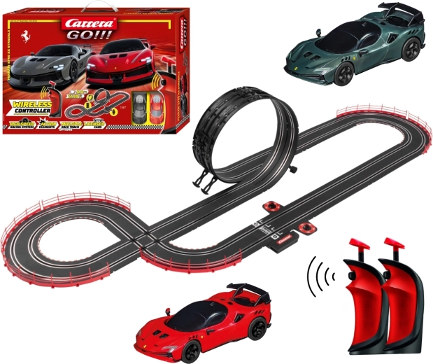 Πίστα αγώνων Carrera GO Ferrari Supercar Power 5,3 m με ασύρματα χειριστήρια
