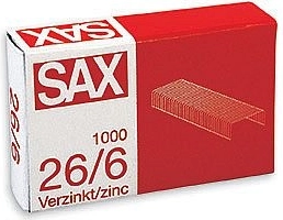 Σύρματα συρραπτικού 26/6 γαλβανιζέ, 1000 τεμ.