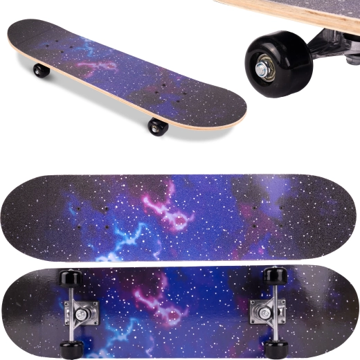 Skateboard Galaxy με διπλής όψης εκτύπωση