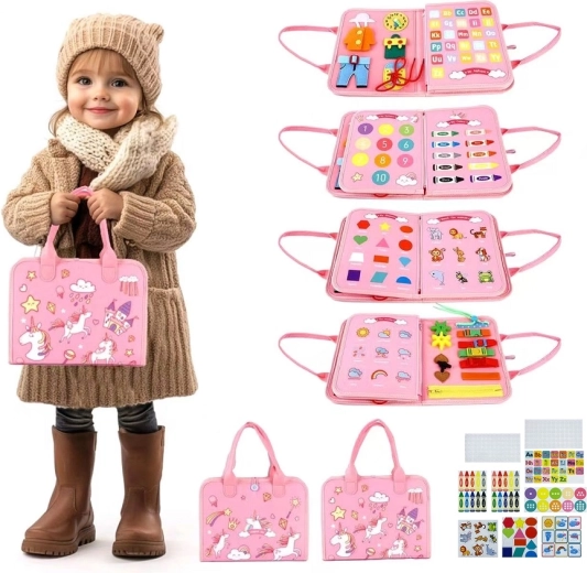 2Kids Toys αισθητηριακό busy βιβλίο Μονόκερος