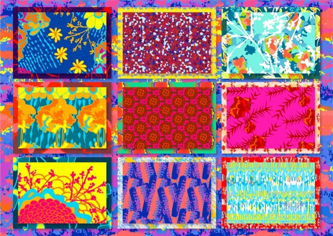 Puzzle Enjoy Σχεδιαστικά μοτίβα 1000 κομμάτια