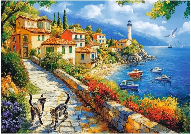 Παζλ Castorland Κόλπος στον λευκό φάρο 500 κομμάτια