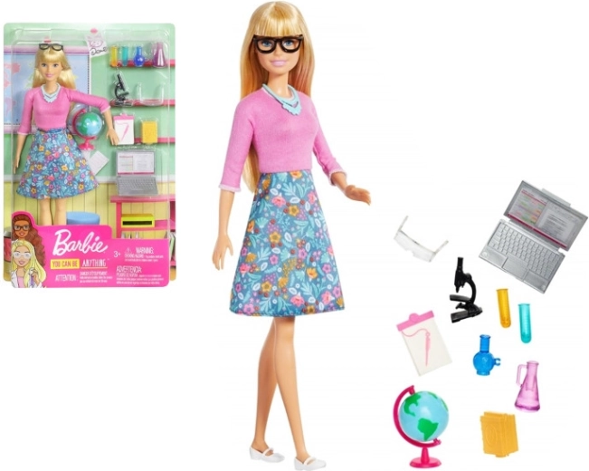 Κούκλα Barbie δασκάλα με λάπτοπ