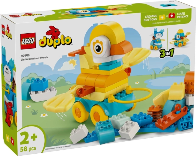 LEGO® DUPLO® 10448 3 σε 1: Ζωάκια με ροδάκια