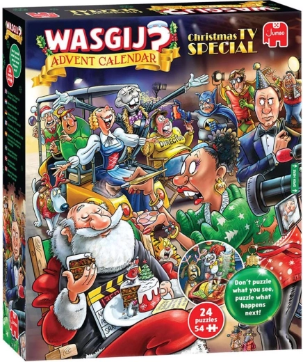 Jumbo Wasgij advent ημερολόγιο Χριστουγεννιάτικη τηλεοπτική ειδική εκπομπή