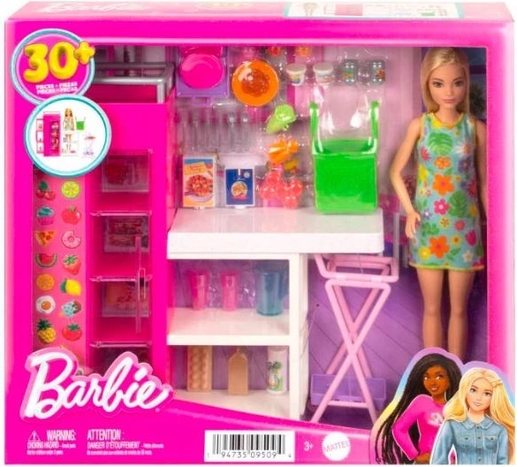 Κουζίνα Barbie με ντουλάπι τροφίμων