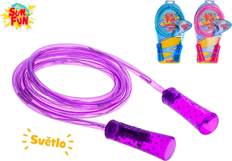 Sun Fun φωτιζόμενο σχοινάκι με LED για παιδιά 210 cm