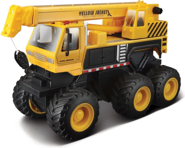 Maisto Builder Zone Quarry monsters όχημα κοινής ωφέλειας με γερανό