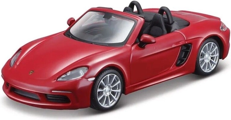 Bburago Porsche 718 Boxster σκούρο κόκκινο 1:32