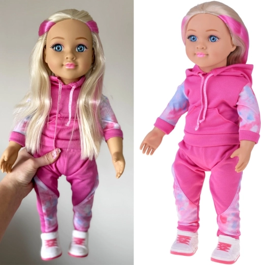 Αθλητική κούκλα May May Girl με φόρμα και μελωδία, 48 cm