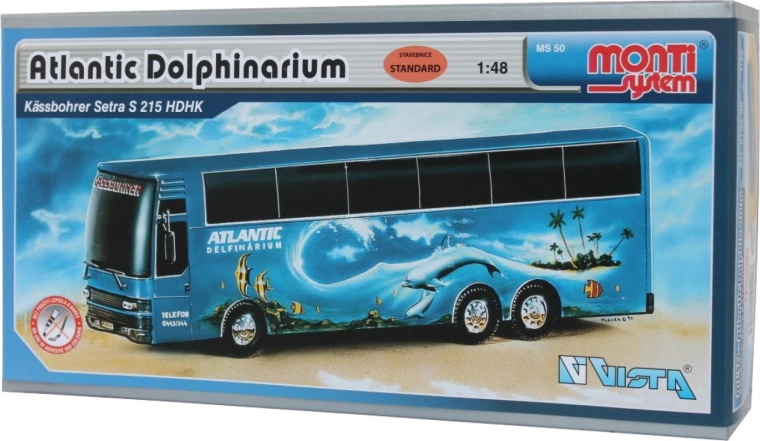 Σετ κατασκευής λεωφορείου Setra Atlantic Dolphinarium Monti System 50