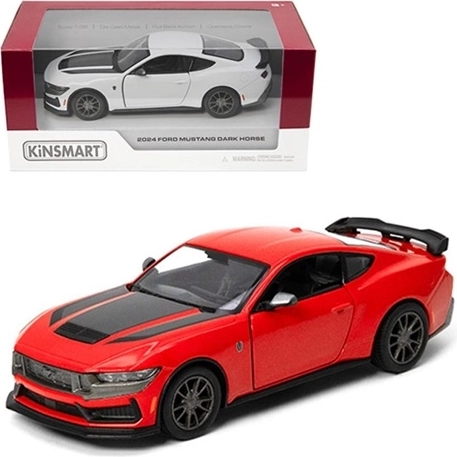 Kinsmart Ford Mustang Dark Horse 2024 μεταλλικό μοντέλο σε κλίμακα 1:38 - 1 τεμάχιο