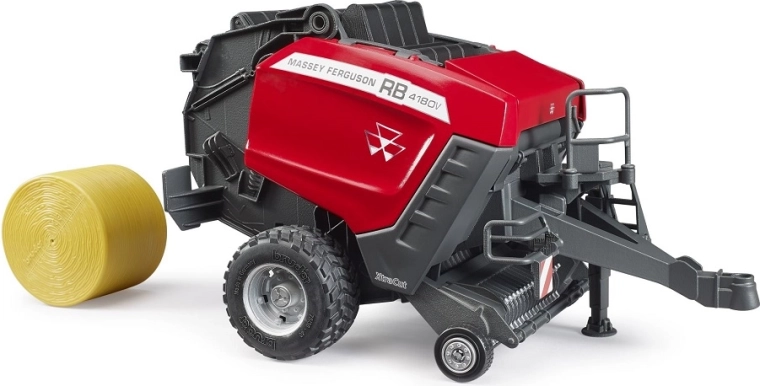 Bruder πρέσα για στρογγυλές μπάλες Massey Ferguson