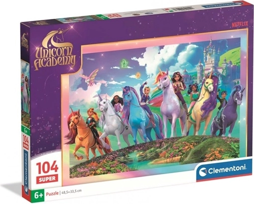 Clementoni παζλ Unicorn Academy Super 104 κομμάτια