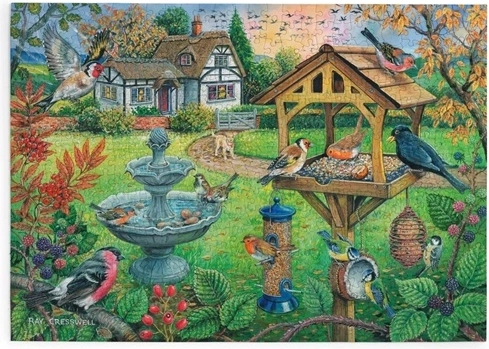 House of Puzzles Ταΐστρα πουλιών – παζλ 500 μεγάλων κομματιών