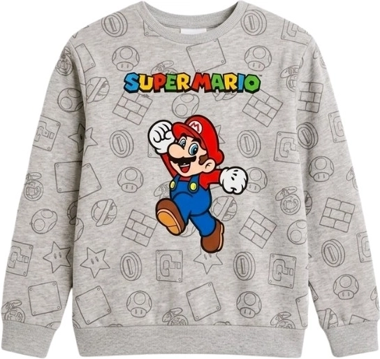 Γκρι φούτερ Super Mario