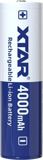 Επαναφορτιζόμενη μπαταρία Li-ion Xtar 18650 3,6 V 4000 mAh με προστασία