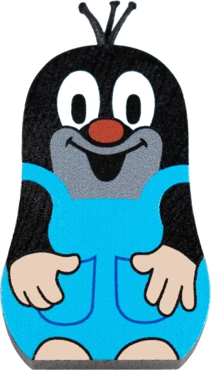 Detoa ξύλινο μαγνητάκι Τυφλοπόντικας και το παντελονάκι - 1 τεμάχιο