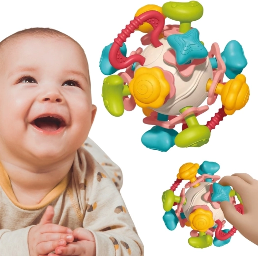 WOOPIE BABY αισθητηριακή κουδουνίστρα και μασητικό 4 σε 1 για μωρά από τη γέννηση