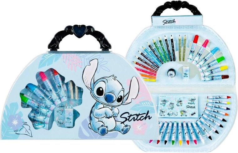 Βαλιτσάκι ζωγραφικής Lilo & Stitch – καλλιτεχνικό σετ 51 τεμαχίων