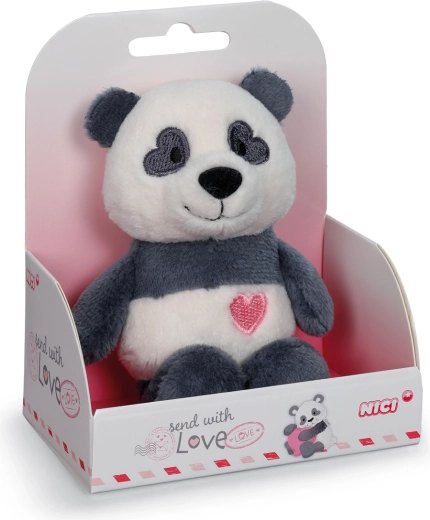 NICI λούτρινο πάντα Love σε κουτί δώρου 12 cm
