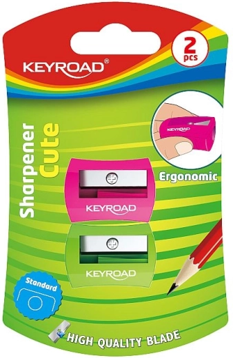 Ξύστρα Keyroad Nugget, σετ 2 τεμ., πλαστική