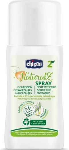 Chicco NaturalZ προστατευτικό και αναζωογονητικό σπρέι κατά των κουνουπιών 100 ml