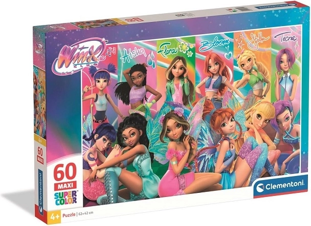 Παζλ Clementoni SuperColor maxi Winx Club 60 κομμάτια