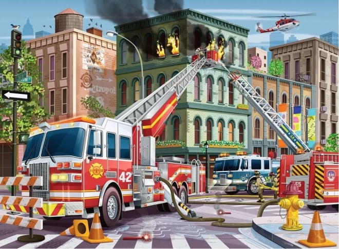 Παζλ Ravensburger «Πυροσβέστες σε δράση» XXL 100 κομμάτια