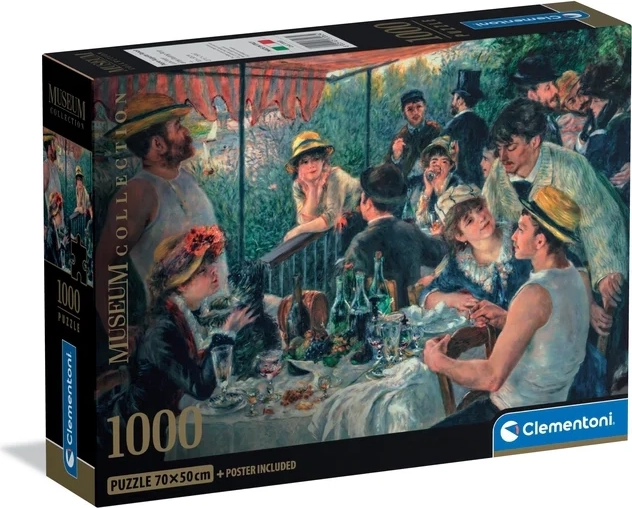 Clementoni παζλ Museum Collection: Πρωινό των κωπηλατών 1000 κομμάτια