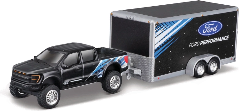 Maisto Ford F-150 SVT Raptor με ρυμουλκούμενο 1:64