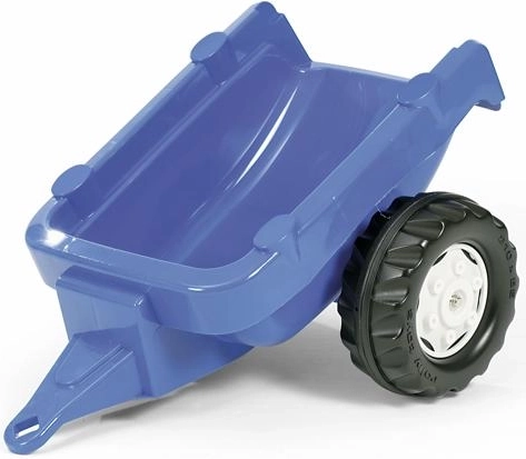 Μπλε μονοαξονικό τρέιλερ για τρακτέρ Rolly Kid