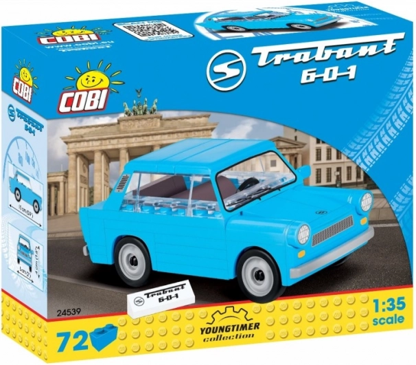 Σετ κατασκευής αυτοκινήτου Trabant 601 1:35 από την COBI (72 τεμάχια)