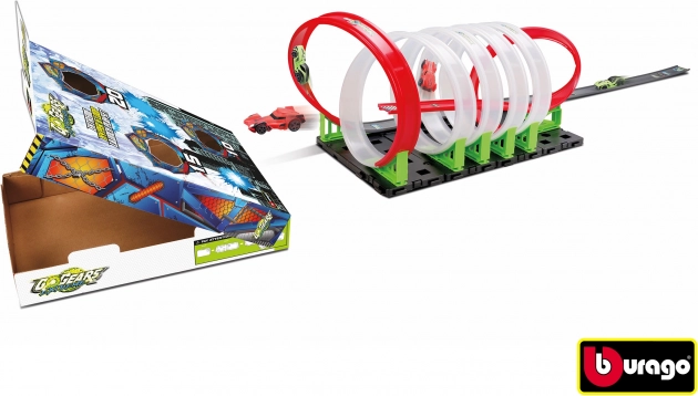 Αυτοκινητοδρόμιο Bburago GoGears Extreme με 6 λούπες και ράμπα