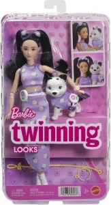 Barbie με ασορτί στιλ, κούκλα και σκυλάκι με αξεσουάρ
